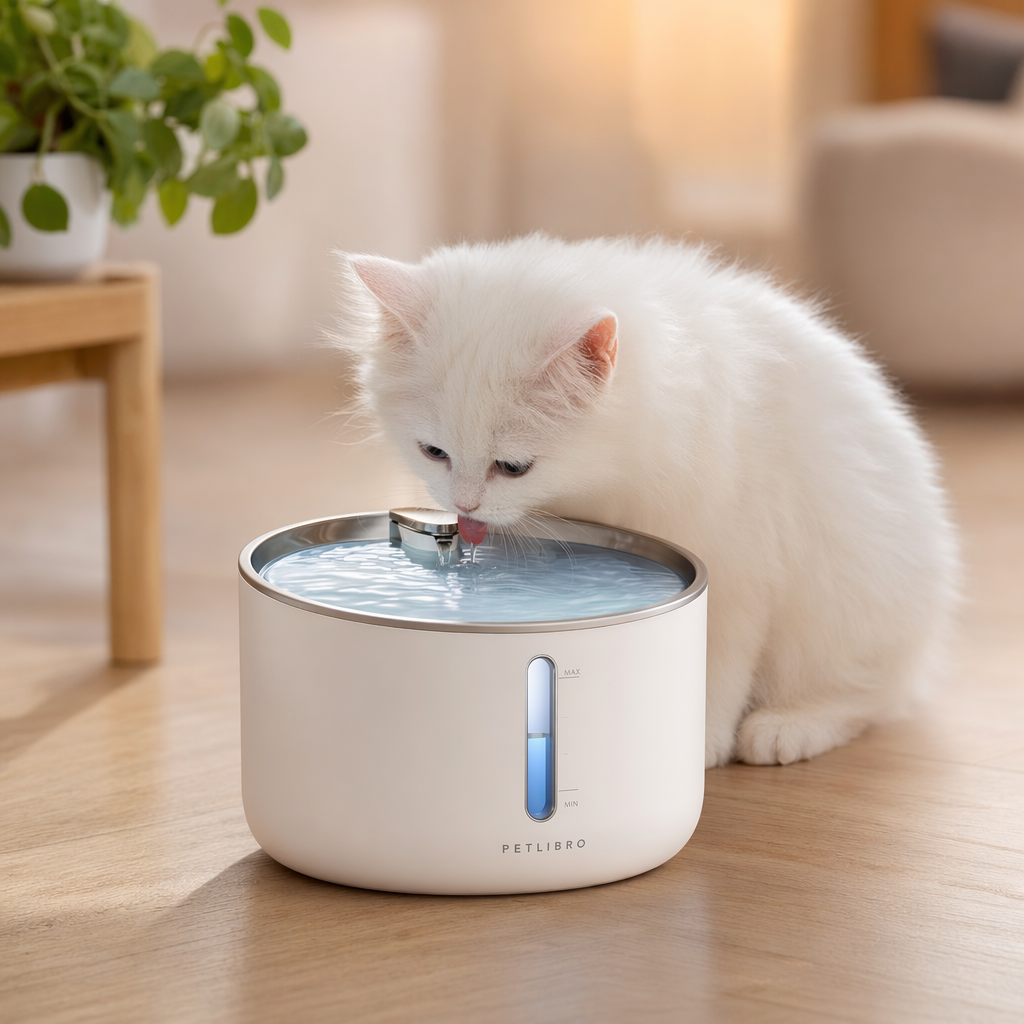 Kitten drinking